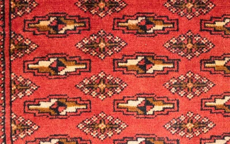 Tapis de couloir Tapis Turkaman - 100 x 50 cm - rouge