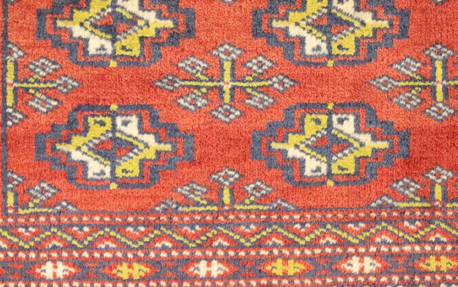 Tapis de couloir Tapis Turkaman - 100 x 50 cm - rouge
