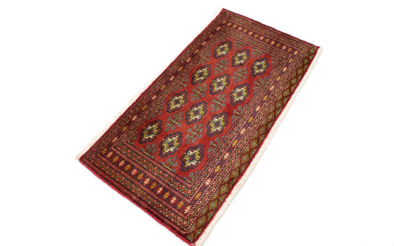 Tapis de couloir Tapis Turkaman - 100 x 50 cm - rouge