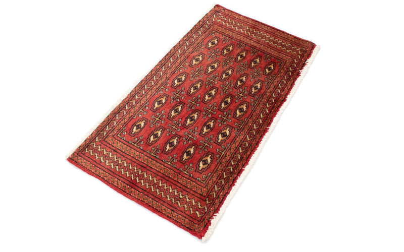Tapis de couloir Tapis Turkaman - 100 x 50 cm - rouge