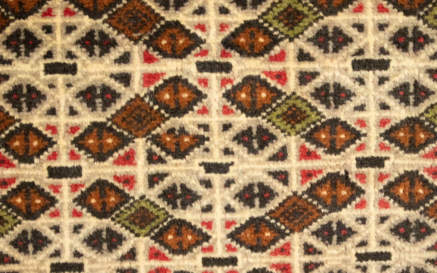 Tapis de couloir Tapis Turkaman - 100 x 50 cm - beige
