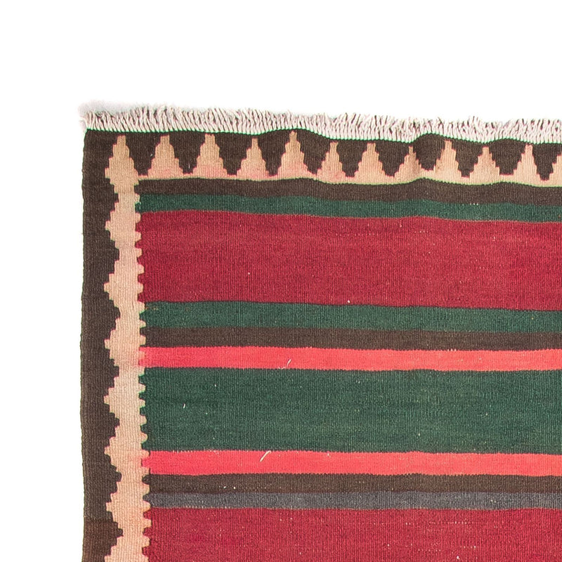 Tapis de couloir Tapis Kelim - Vieux - 400 x 142 cm - multicolore