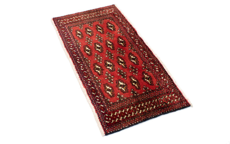 Tapis de couloir Tapis Turkaman - 100 x 50 cm - rouge