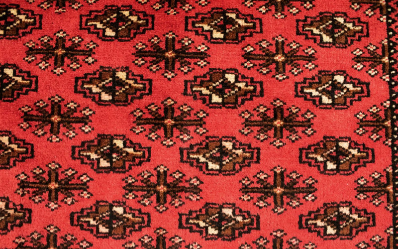 Tapis de couloir Tapis Turkaman - 100 x 50 cm - rouge