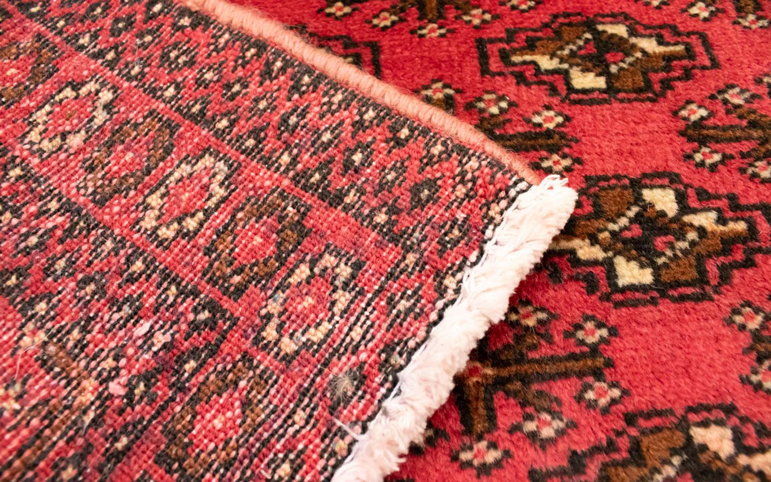 Tapis de couloir Tapis Turkaman - 100 x 50 cm - rouge