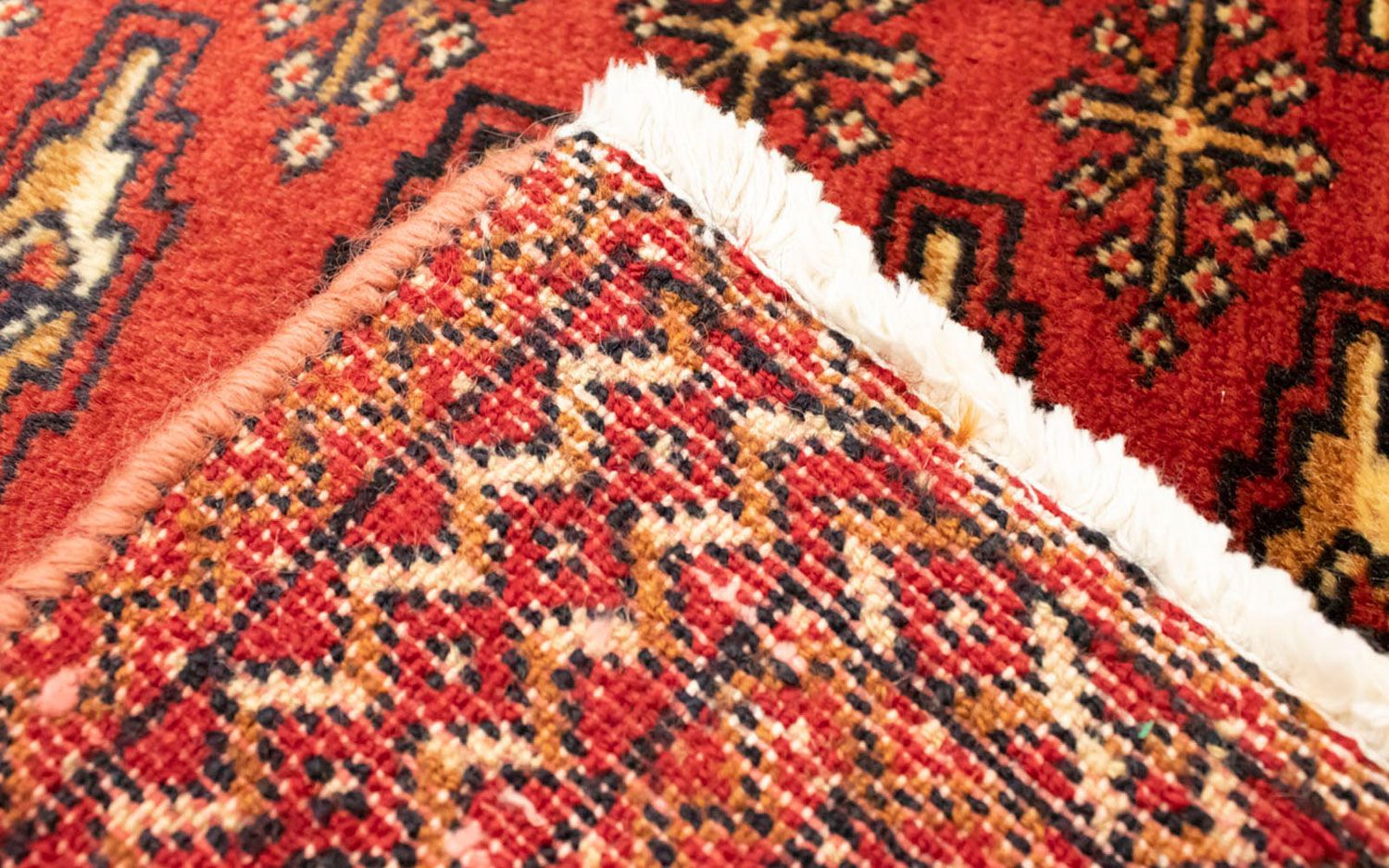 Tapis de couloir Tapis Turkaman - 100 x 50 cm - rouge