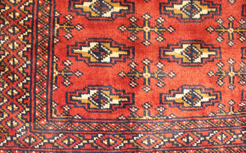 Tapis de couloir Tapis Turkaman - 100 x 50 cm - rouge