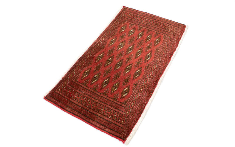 Tapis de couloir Tapis Turkaman - 100 x 50 cm - rouge
