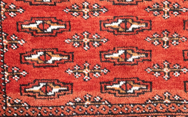 Tapis de couloir Tapis Turkaman - 100 x 50 cm - rouge