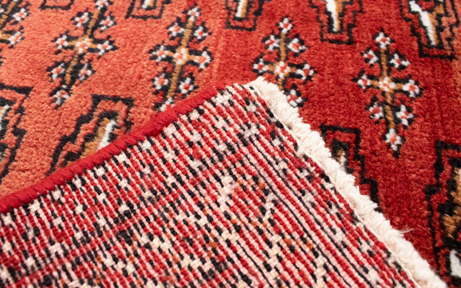 Tapis de couloir Tapis Turkaman - 100 x 50 cm - rouge