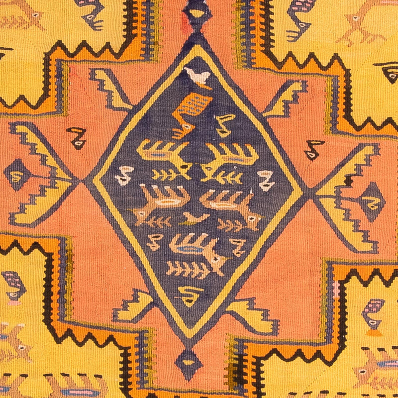 Tapis de couloir Tapis Kelim - Vieux - 280 x 147 cm - multicolore