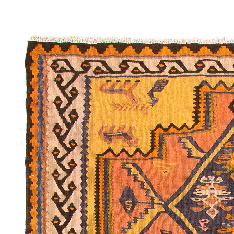 Tapis de couloir Tapis Kelim - Vieux - 280 x 147 cm - multicolore