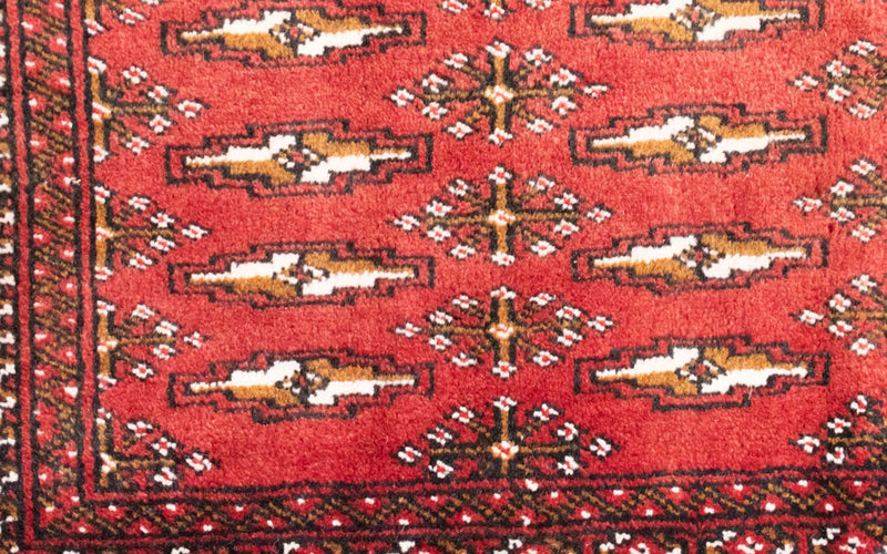 Tapis de couloir Tapis Turkaman - 100 x 50 cm - rouge