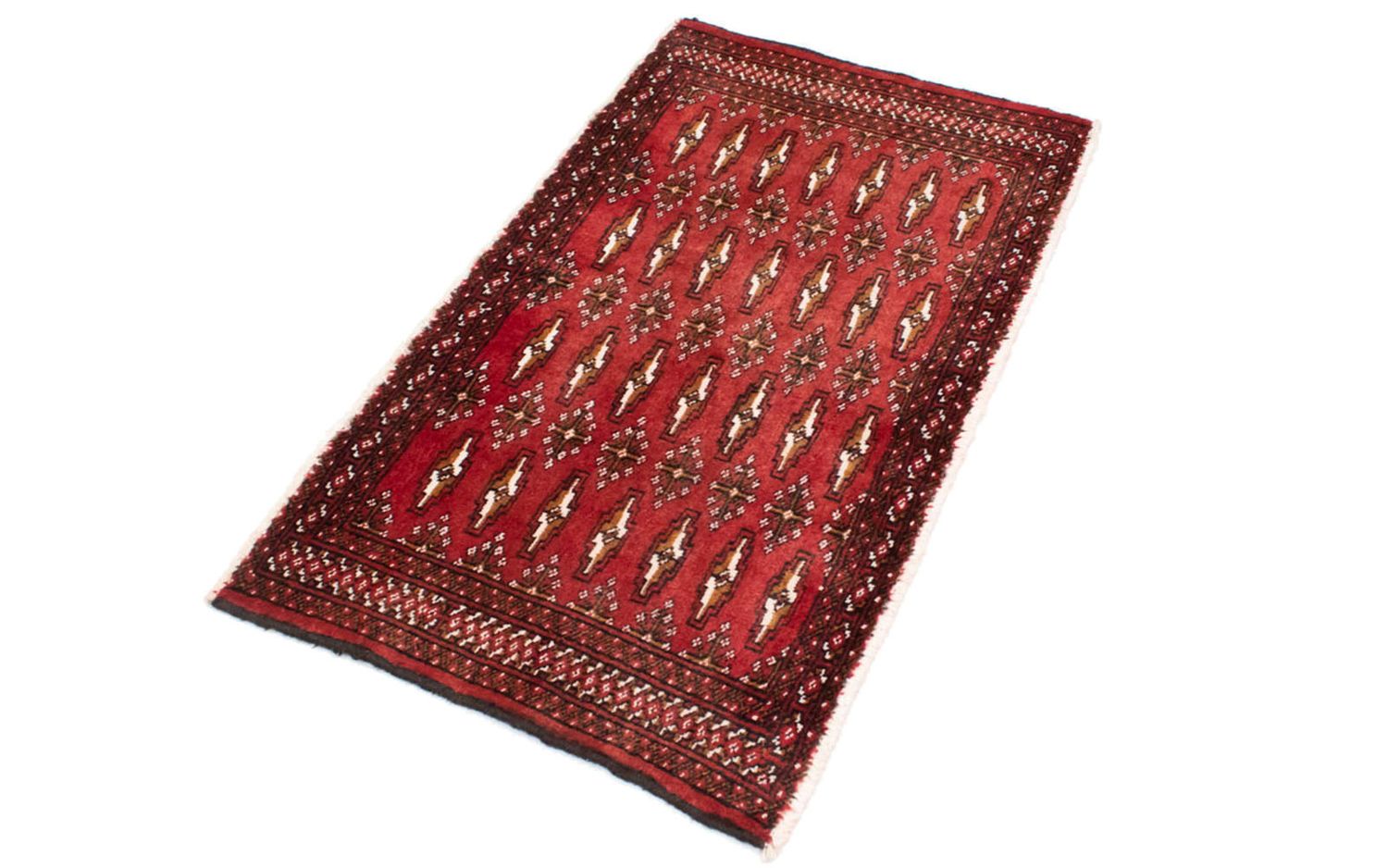 Tapis de couloir Tapis Turkaman - 100 x 50 cm - rouge