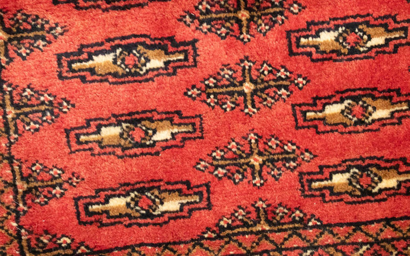 Tapis de couloir Tapis Turkaman - 100 x 50 cm - rouge