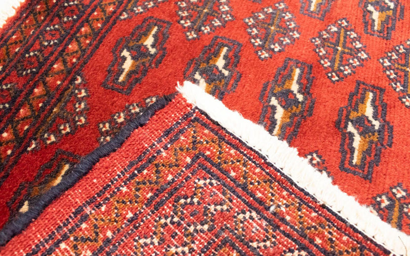 Tapis de couloir Tapis Turkaman - 100 x 50 cm - rouge