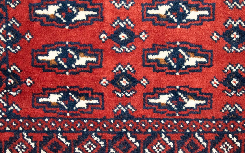 Tapis de couloir Tapis Turkaman - 100 x 50 cm - rouge