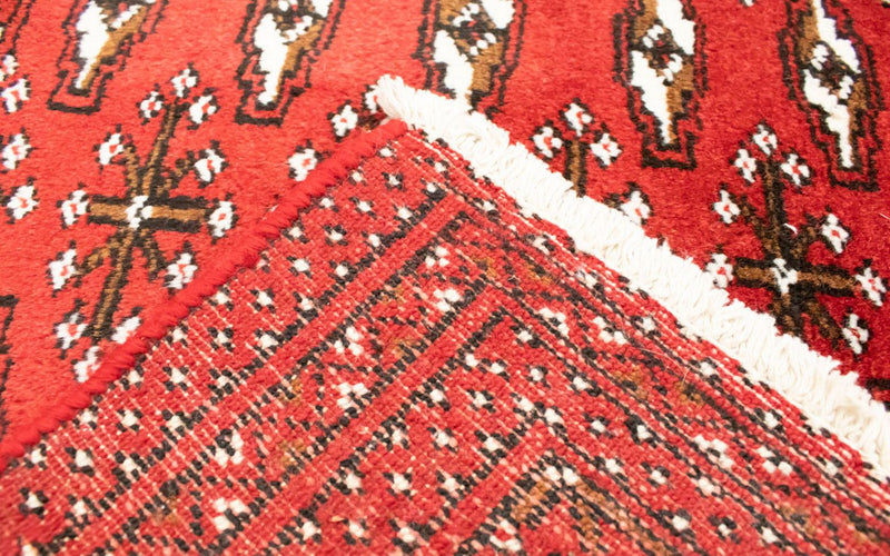 Tapis de couloir Tapis Turkaman - 100 x 50 cm - rouge