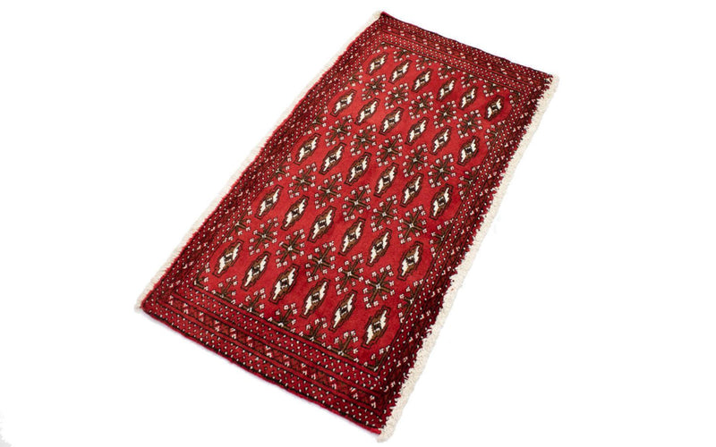 Tapis de couloir Tapis Turkaman - 100 x 50 cm - rouge