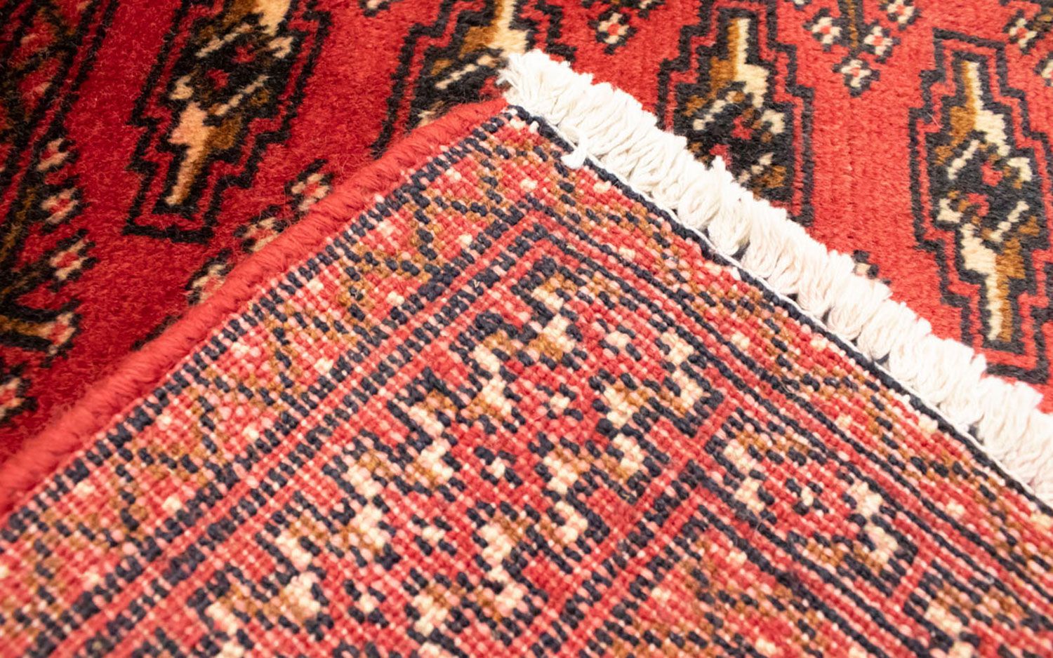 Tapis de couloir Tapis Turkaman - 100 x 50 cm - rouge