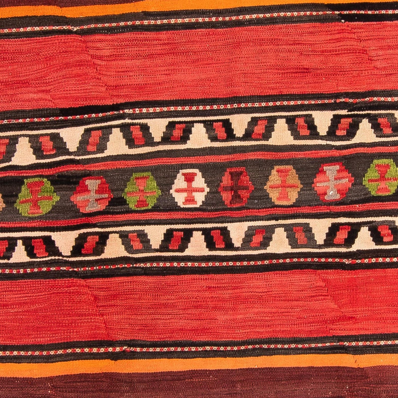 Tapis de couloir Tapis Kelim - Vieux - 300 x 145 cm - multicolore