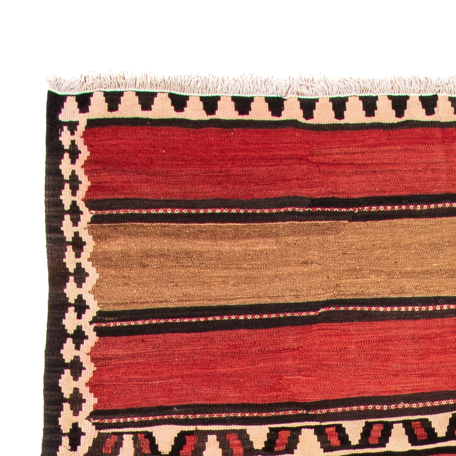 Tapis de couloir Tapis Kelim - Vieux - 300 x 145 cm - multicolore
