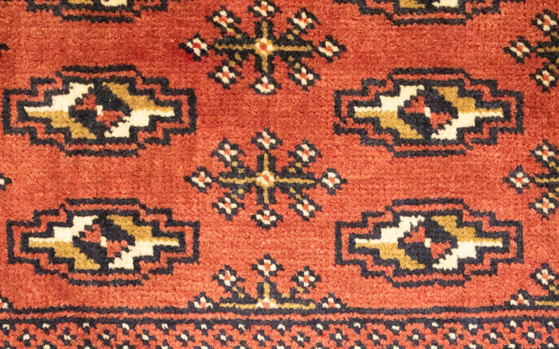 Tapis de couloir Tapis Turkaman - 100 x 50 cm - rouille