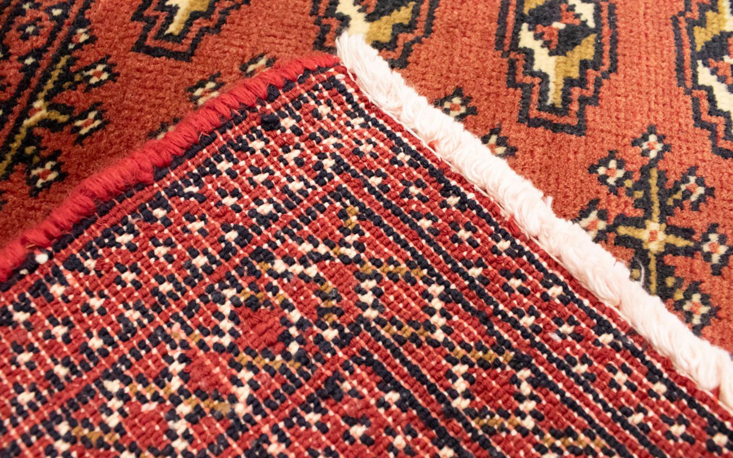 Tapis de couloir Tapis Turkaman - 100 x 50 cm - rouille
