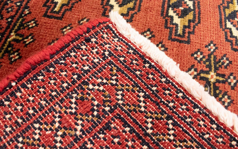 Tapis de couloir Tapis Turkaman - 100 x 50 cm - rouille