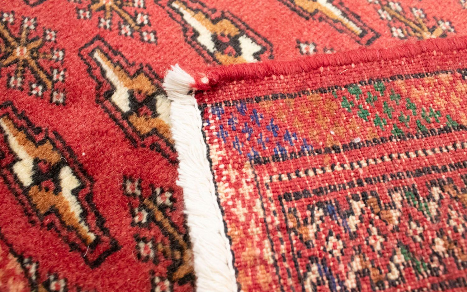 Tapis de couloir Tapis Turkaman - 100 x 50 cm - rouge