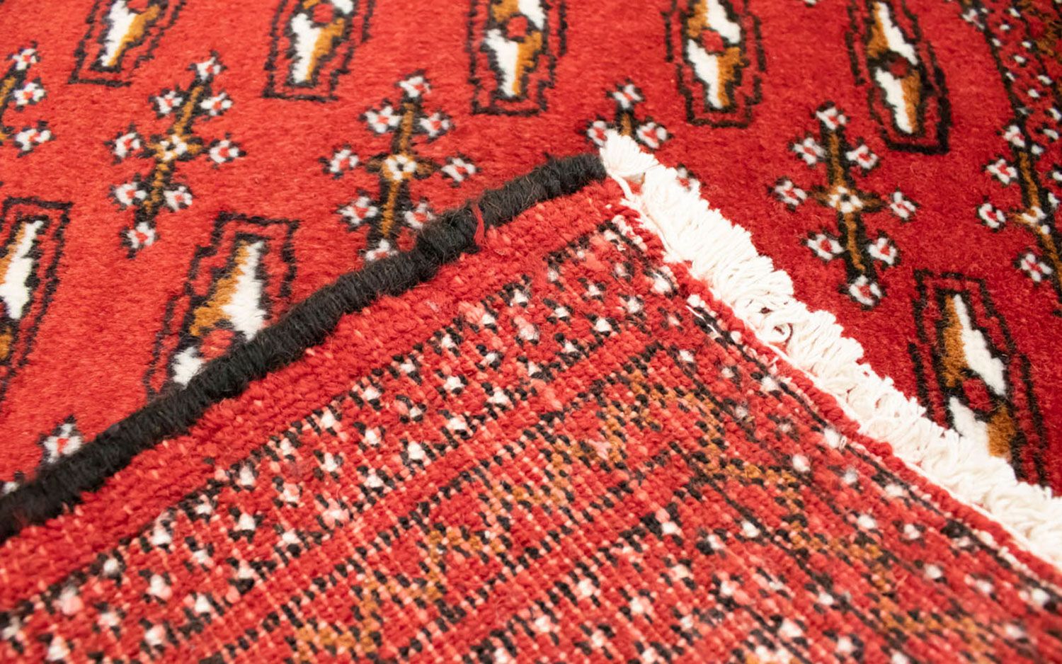 Tapis de couloir Tapis Turkaman - 100 x 50 cm - rouge