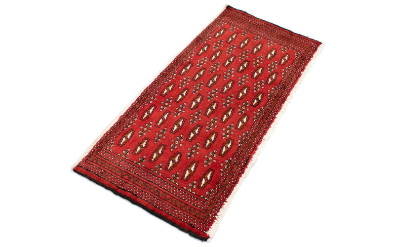 Tapis de couloir Tapis Turkaman - 100 x 50 cm - rouge