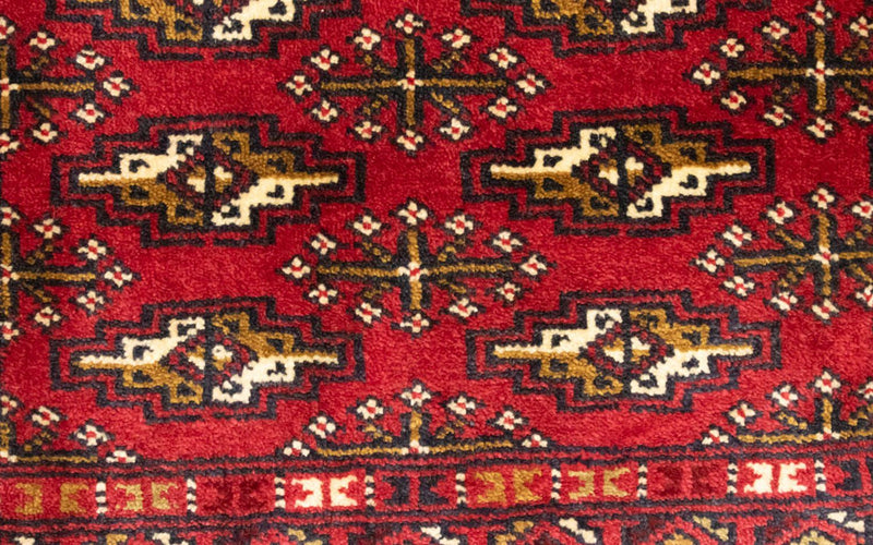 Tapis de couloir Tapis Turkaman - 100 x 50 cm - rouge