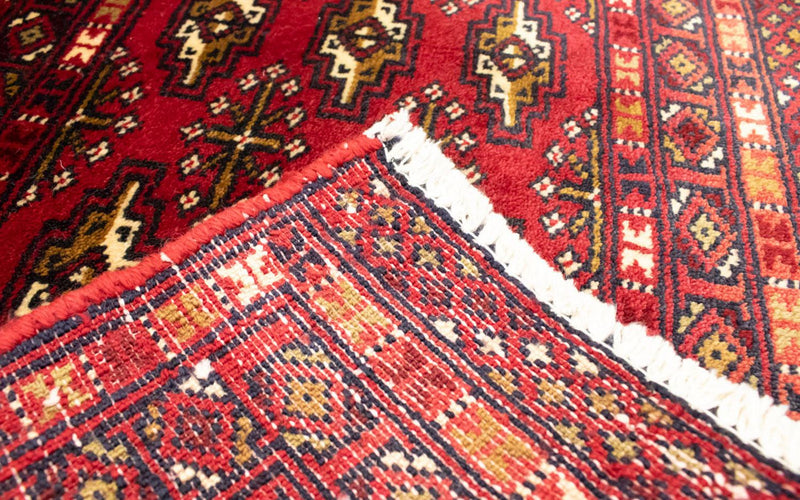 Tapis de couloir Tapis Turkaman - 100 x 50 cm - rouge