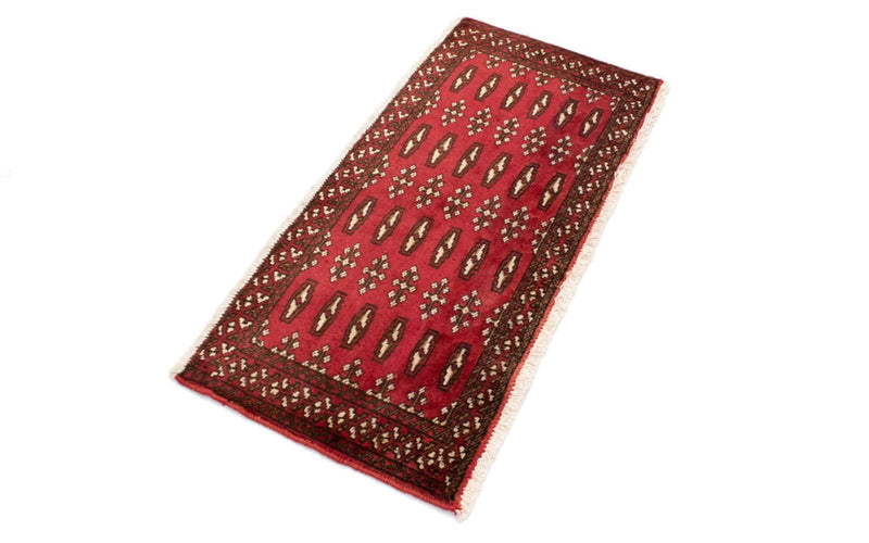 Tapis de couloir Tapis Turkaman - 100 x 50 cm - rouge