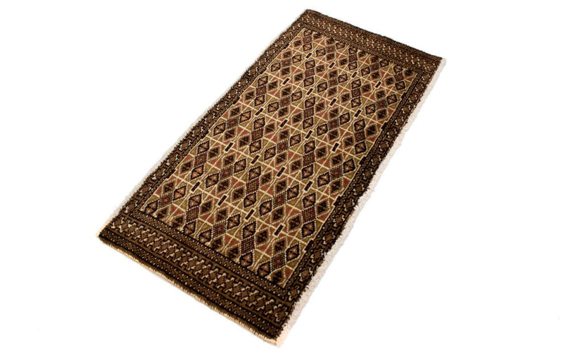 Tapis de couloir Tapis Turkaman - 100 x 50 cm - multicolore