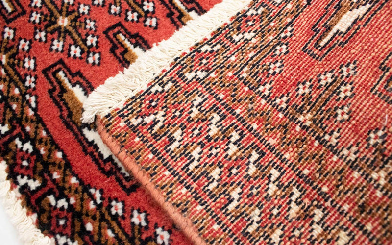 Tapis de couloir Tapis Turkaman - 100 x 50 cm - rouge