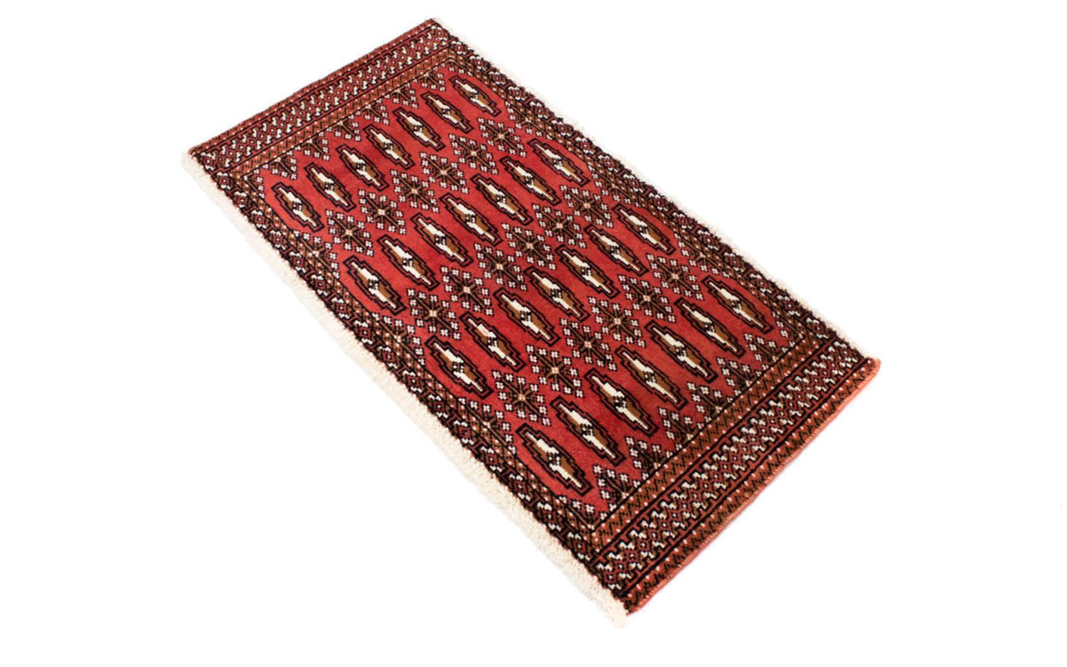 Tapis de couloir Tapis Turkaman - 100 x 50 cm - rouge