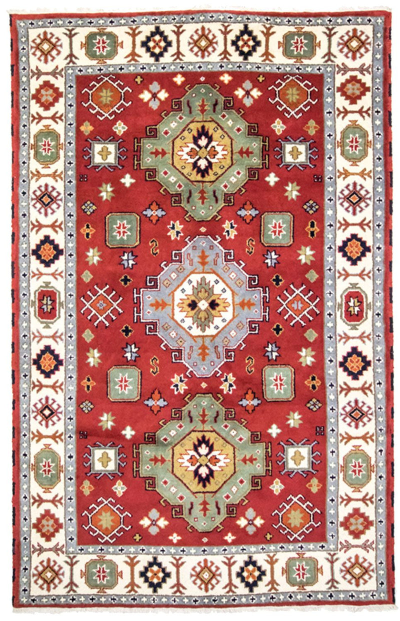 Tapis oriental - 302 x 202 cm - rouge