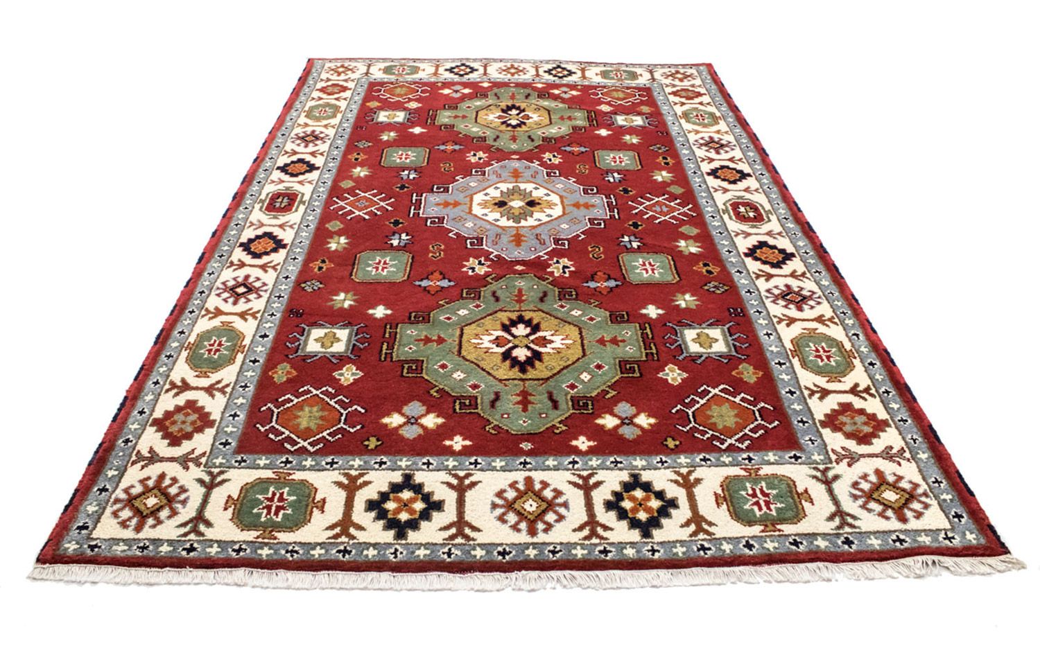 Tapis oriental - 302 x 202 cm - rouge