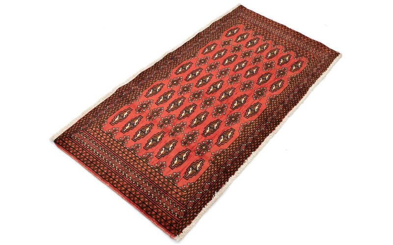 Tapis Turkaman - 130 x 60 cm - rouge
