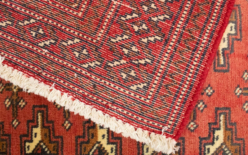 Tapis Turkaman - 130 x 60 cm - rouille