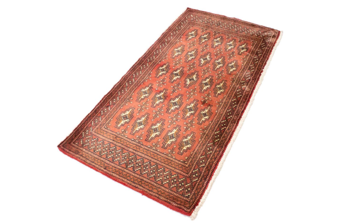Tapis Turkaman - 130 x 60 cm - rouille