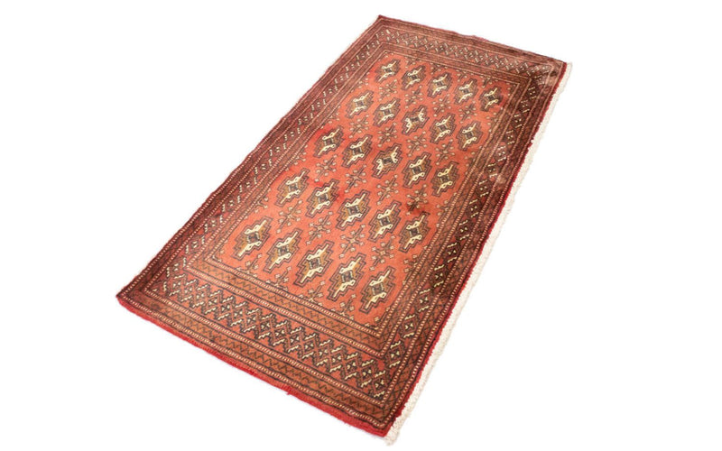 Tapis Turkaman - 130 x 60 cm - rouille