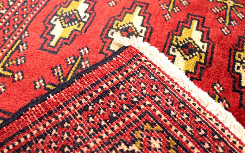 Tapis Turkaman - 130 x 60 cm - rouge