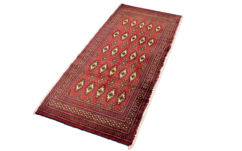 Tapis Turkaman - 130 x 60 cm - rouge
