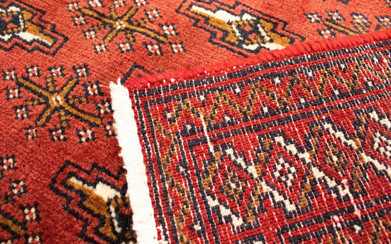 Tapis Turkaman - 130 x 60 cm - rouille