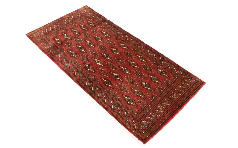 Tapis Turkaman - 130 x 60 cm - rouille