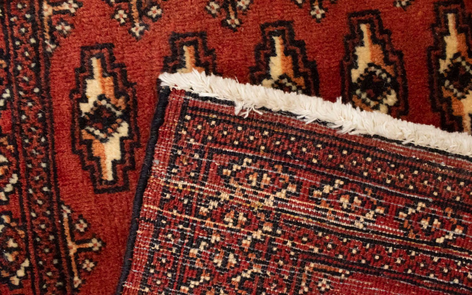 Tapis Turkaman - 130 x 60 cm - rouge