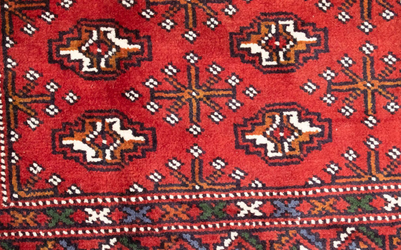 Tapis Turkaman - 130 x 60 cm - rouge